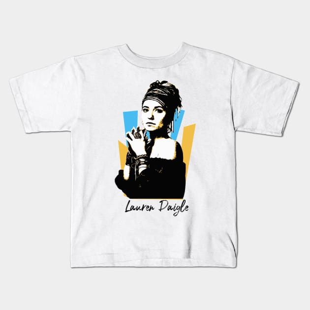 Lauren Daigle Pop Art Design Kids T-Shirt by Boose creative